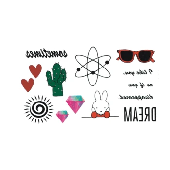 New Hot Waterproof Temporary Tattoo Stickers for Adults Kids Body Art Funny Items Collection MX-057 Fake Tatoo for Man Woman
New Hot Waterproof Temporary Tattoo Stickers for Adults Kids Body Art Funny Items Collection MX-057 Fake Tatoo for Man Woman