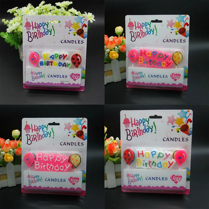 1 Set New Design 4 Styles Kids Cartoon Balloon Happy Birthday Letter Party Cake Candle Creative Party Supplies Baby Shower Decor
1 Set New Design 4 Styles Kids Cartoon Balloon Happy Birthday Letter Party Cake Candle Creative Party Supplies Baby Shower Decor