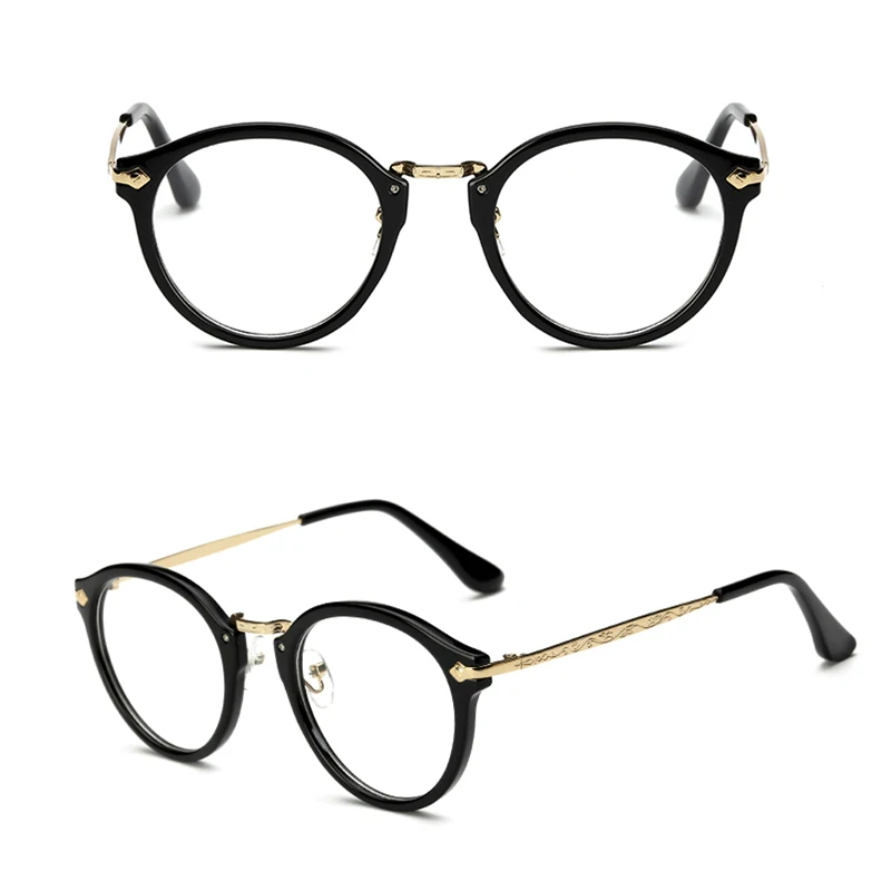 Women Men Vintage Glasses Frame Plain Mirror Harajuku Round Optical Frame Girl Eyeglass Clear Lens Oculos Feminino de Grau
Women Men Vintage Glasses Frame Plain Mirror Harajuku Round Optical Frame Girl Eyeglass Clear Lens Oculos Feminino de Grau