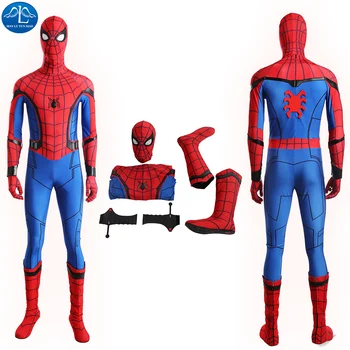 Spider-Man Far From Home Costume Spiderman Peter Parker Cosplay Jumpsuit Superhero Bodysuit Zentai Adult Men Halloween Outfit
Spider-Man Far From Home Costume Spiderman Peter Parker Cosplay Jumpsuit Superhero Bodysuit Zentai Adult Men Halloween Outfit