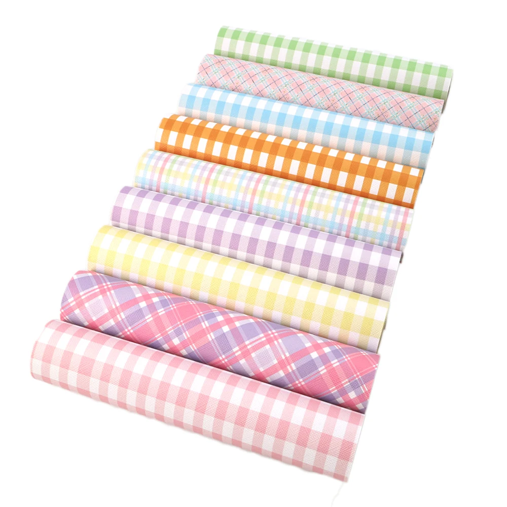 david angie 9pcs/set 20*34cm Plaid Printed Synthetic Leather For DIY Hairbows Handbags Patchwork Sewing Materials,1Yc6262
david angie 9pcs/set 20*34cm Plaid Printed Synthetic Leather For DIY Hairbows Handbags Patchwork Sewing Materials,1Yc6262