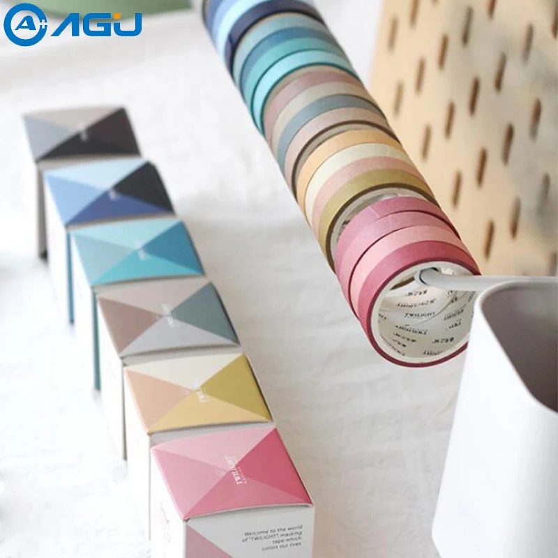 AAGU 4PCS/Set 9mm*3m Simple Fresh And Sweet Pure Color Decoration Candy Washi Tape DIY Planner Scrapbooking Diary Masking Tape
AAGU 4PCS/Set 9mm*3m Simple Fresh And Sweet Pure Color Decoration Candy Washi Tape DIY Planner Scrapbooking Diary Masking Tape
