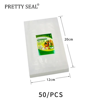 PRETTYSEAL stretch film vegetable wrapper vacuum sealer bag 50pcs 12*20cm Vacuum Sealer General Vacuum Packer Keep Fresh
PRETTYSEAL stretch film vegetable wrapper vacuum sealer bag 50pcs 12*20cm Vacuum Sealer General Vacuum Packer Keep Fresh