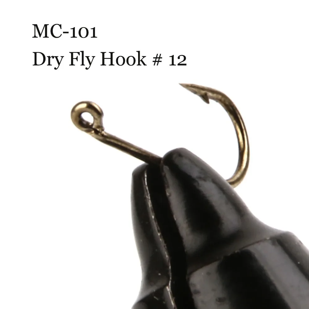 Maximumcatch 100pcs MC-101 #12 Dry Fly Tying Hook For Fishing | Спорт и развлечения