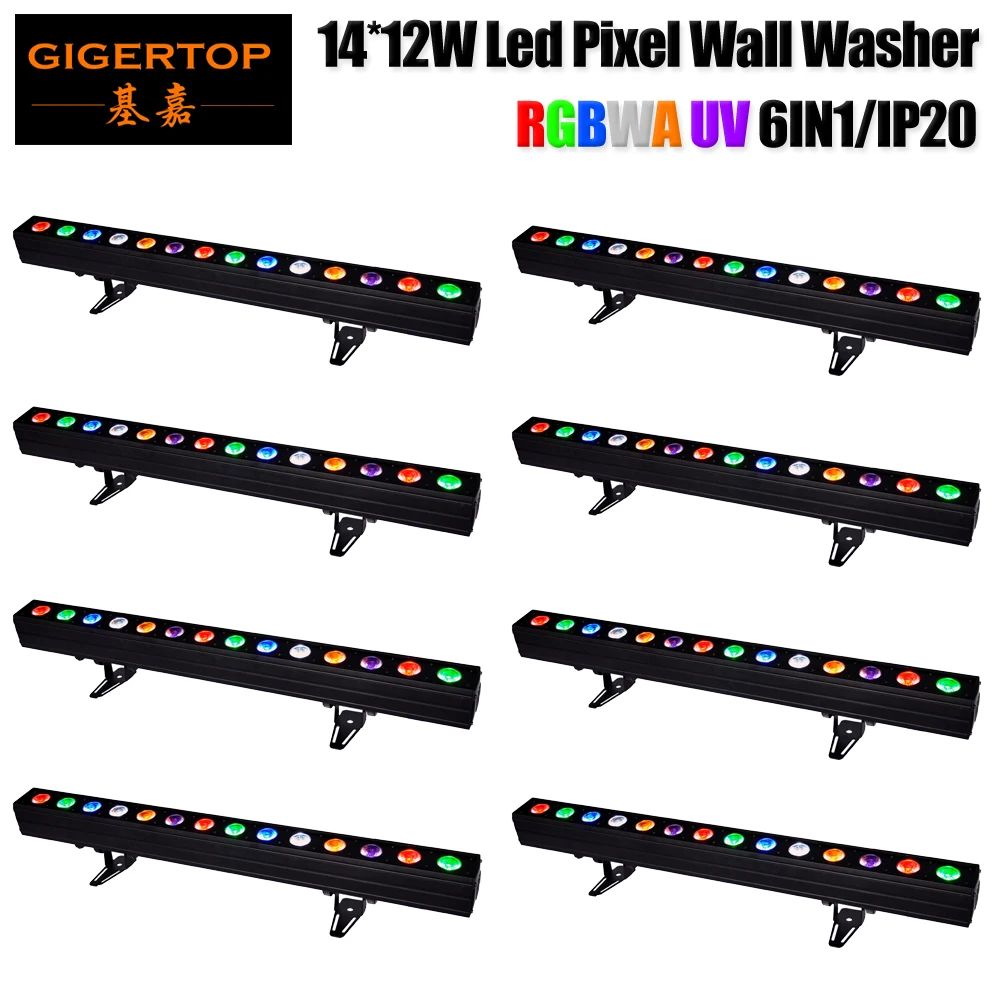 Discount Price 8 Pack 14x12W 6IN1 High brightness Decorative Led Stair Wall Washing Light Indoor Application RGBWAP Color Change
Discount Price 8 Pack 14x12W 6IN1 High brightness Decorative Led Stair Wall Washing Light Indoor Application RGBWAP Color Change