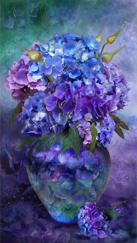 Hydrangea In Vase