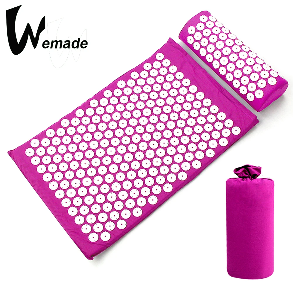 Acupressure Mat and Pillow Set Fitness Yoga Massage Mat Relief Body Pain Acupuncture Cushion with Carry Bag(general sectio)
Acupressure Mat and Pillow Set Fitness Yoga Massage Mat Relief Body Pain Acupuncture Cushion with Carry Bag(general sectio)