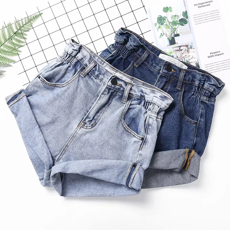 Summer women Pleat curling shorts denim hot shorts female casual Flowerbed elastic high waist rolled denim shorts for women 2019
Summer women Pleat curling shorts denim hot shorts female casual Flowerbed elastic high waist rolled denim shorts for women 2019