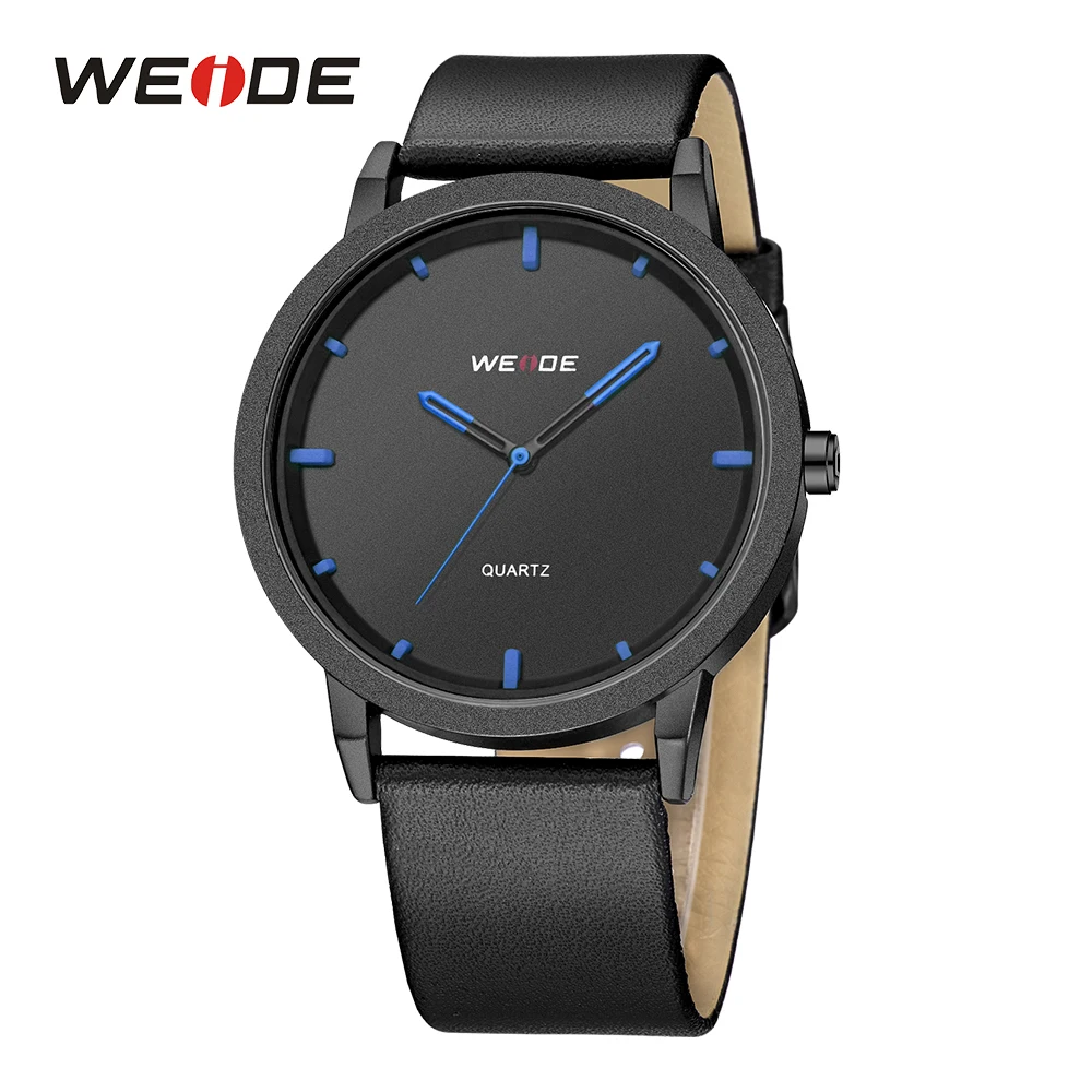 WEIDE Men's Luxury Brand Sports Male Clocks Military Quartz Analog Black Leather Strap Band Relogio Masculino Wrist Watch 2018
WEIDE Men's Luxury Brand Sports Male Clocks Military Quartz Analog Black Leather Strap Band Relogio Masculino Wrist Watch 2018