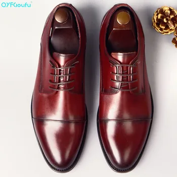 QYFCIOUFU 2019 Handmade Design Fashion Luxury Wedding Oxford Shoe Calfskin Genuine Leather formal shoes Business Men Dress Shoes
QYFCIOUFU 2019 Handmade Design Fashion Luxury Wedding Oxford Shoe Calfskin Genuine Leather formal shoes Business Men Dress Shoes