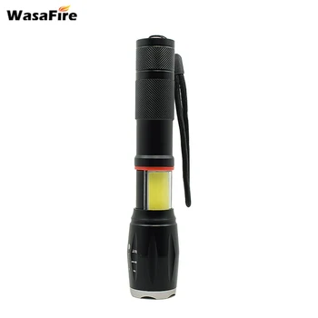 Multifunction 18650 Tactical Torch 4 Mode T6 COB LED Flashlight Magnetic Lantern Aluminium Zoomable Lamp For Camping Reading
Multifunction 18650 Tactical Torch 4 Mode T6 COB LED Flashlight Magnetic Lantern Aluminium Zoomable Lamp For Camping Reading