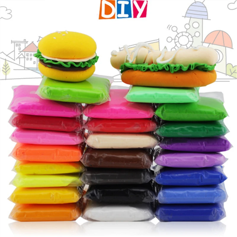12pcs/lot 20g 12 colors DIY safe and nontoxic Malleable Fimo Polymer Clay playdough Soft Power toys set gifts for children
12pcs/lot 20g 12 colors DIY safe and nontoxic Malleable Fimo Polymer Clay playdough Soft Power toys set gifts for children