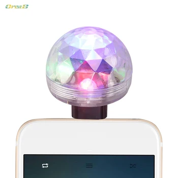 Oreab 3W Usb Mini Phone Party Light Disco Ball Shape For Android / Ios 7 Color Conversion Stage Effects
Oreab 3W Usb Mini Phone Party Light Disco Ball Shape For Android / Ios 7 Color Conversion Stage Effects