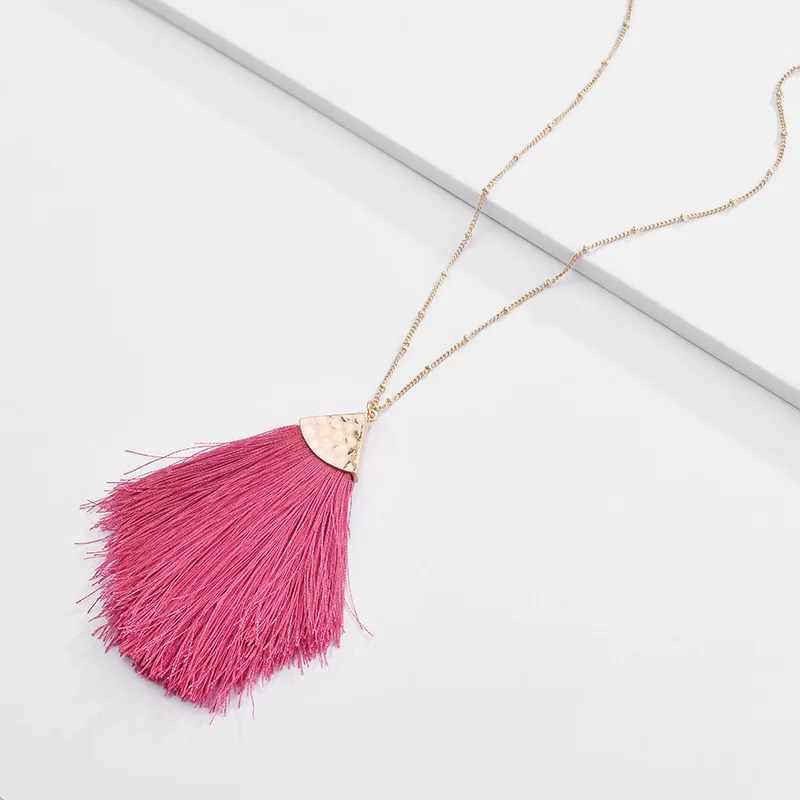 2019 New Long Chain Triangle Tassel Necklace for Women Fashion Bohemian Necklace Pendant Jewelry Wholesale
2019 New Long Chain Triangle Tassel Necklace for Women Fashion Bohemian Necklace Pendant Jewelry Wholesale