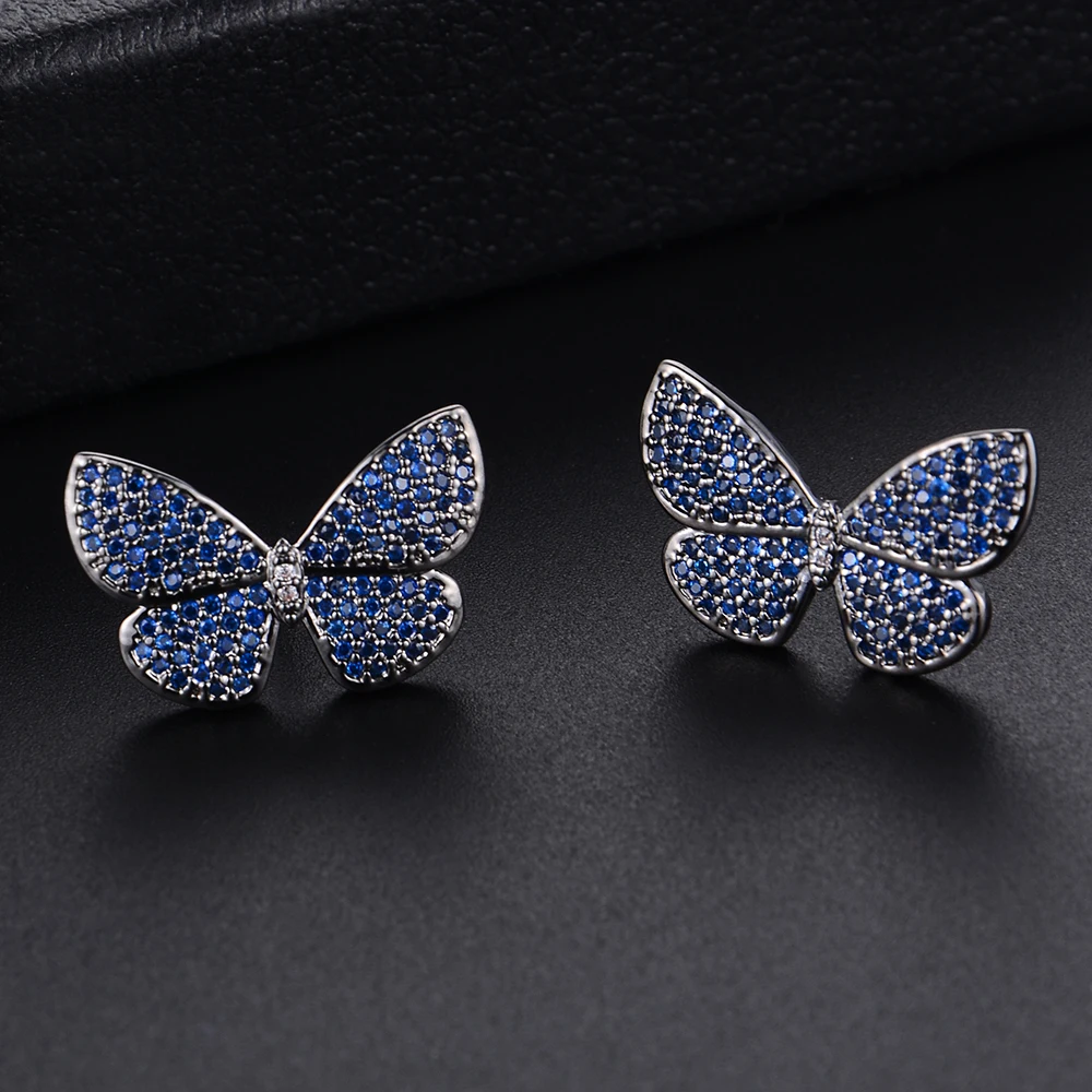 Fashion Colorful Butterfly Cubic Zirconia Stud Earrings For Bridal Engagement Earrings Jewelry
Fashion Colorful Butterfly Cubic Zirconia Stud Earrings For Bridal Engagement Earrings Jewelry