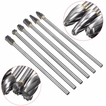 New 6Pcs Aluminum Cut Rotary Burr 150mm Reach Carbide Burs Drill Bits 1/4" 6mm Shank Sank Tungsten Carbide
New 6Pcs Aluminum Cut Rotary Burr 150mm Reach Carbide Burs Drill Bits 1/4" 6mm Shank Sank Tungsten Carbide