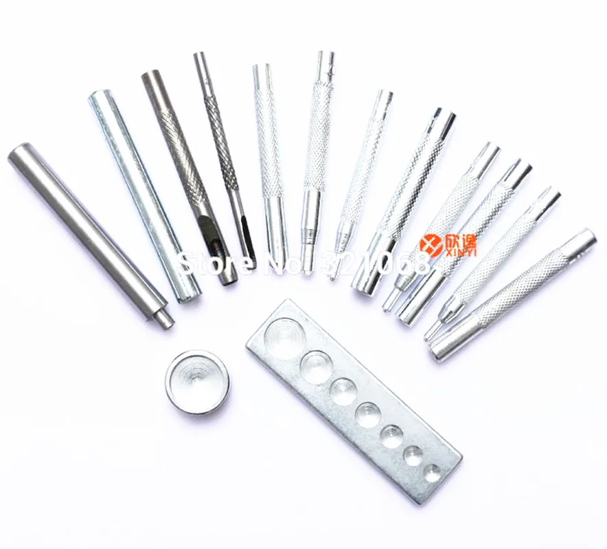 14 sets of DIY Set tool Snap Button/Rivet/Prong Snap Button/Installation tool/Button molds/Manual
14 sets of DIY Set tool Snap Button/Rivet/Prong Snap Button/Installation tool/Button molds/Manual