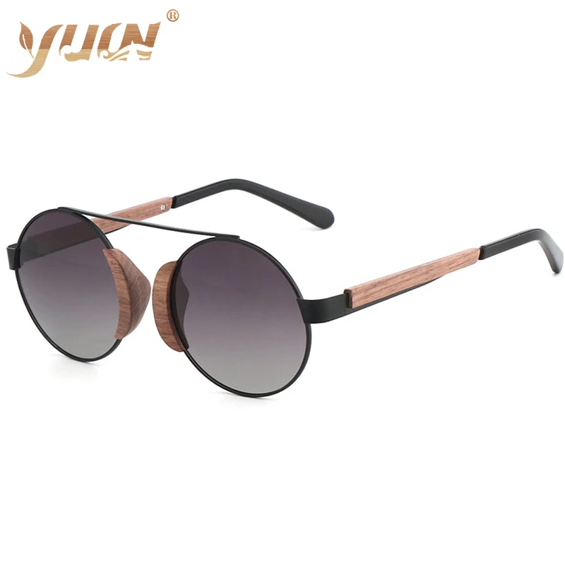 Walnut wood frame vintage round sunglasses women polarized sun glasses for unisex Oculos De Sol UV400
Walnut wood frame vintage round sunglasses women polarized sun glasses for unisex Oculos De Sol UV400