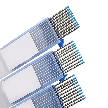 10pcs 1.0/1.6mm Professional Blue Head Lanthanum Tungsten Electrode 150/175mm Welding Soldering Supplies
10pcs 1.0/1.6mm Professional Blue Head Lanthanum Tungsten Electrode 150/175mm Welding Soldering Supplies
