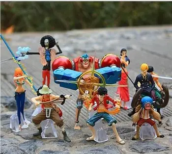 Anime 6.5-8 CM 9pcs/set One Piece Figures 2 Years Later Luffy Zoro Sanji Nami Nobin PVC Action Figure Toy Collectibles Model
Anime 6.5-8 CM 9pcs/set One Piece Figures 2 Years Later Luffy Zoro Sanji Nami Nobin PVC Action Figure Toy Collectibles Model