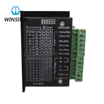 WINSINN TB6600 4A 9-42V Stepper Motor Driver Controller For CNC Nema 8 11 14 16 17 Single Axis Dual Phase Driver Hybrid
WINSINN TB6600 4A 9-42V Stepper Motor Driver Controller For CNC Nema 8 11 14 16 17 Single Axis Dual Phase Driver Hybrid