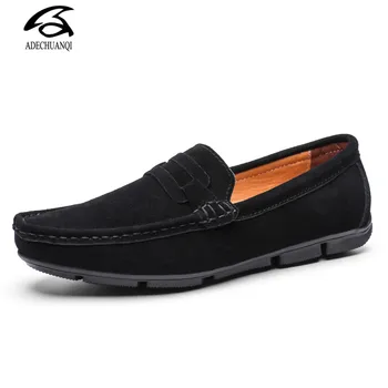 Plus size 38-47 New style Genuine Leather Suede men flats shoes Brand Moccasins men loafers Peas Shoes Fashion Casual shoes
Plus size 38-47 New style Genuine Leather Suede men flats shoes Brand Moccasins men loafers Peas Shoes Fashion Casual shoes