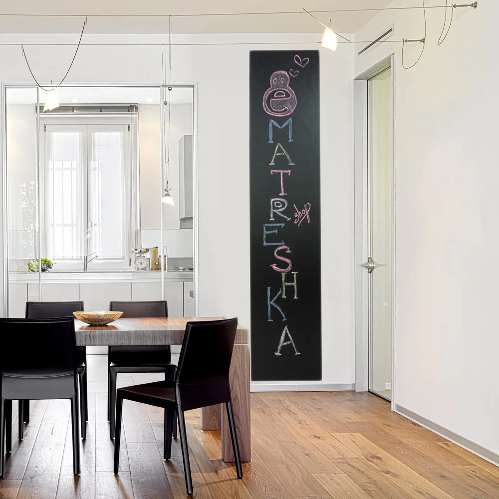Blackboard Plastic modern Chalk Board Stickers 45x200cm Home Decor panel Draw film sticker wallpapers Wall and Fridge 000-282
Blackboard Plastic modern Chalk Board Stickers 45x200cm Home Decor panel Draw film sticker wallpapers Wall and Fridge 000-282