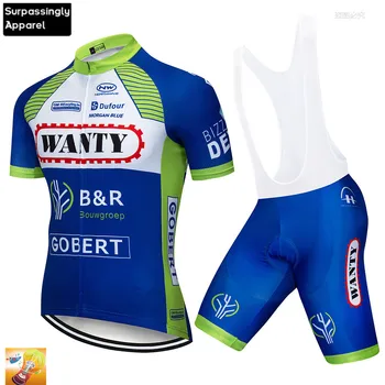 2019 Pro UCI Team Blue Wanty Cycling Jersey Set Men's Ropa Ciclismo Kit Quick Dry Bike Bicycle Jersey Clothing Cycling Sets 16D
2019 Pro UCI Team Blue Wanty Cycling Jersey Set Men's Ropa Ciclismo Kit Quick Dry Bike Bicycle Jersey Clothing Cycling Sets 16D