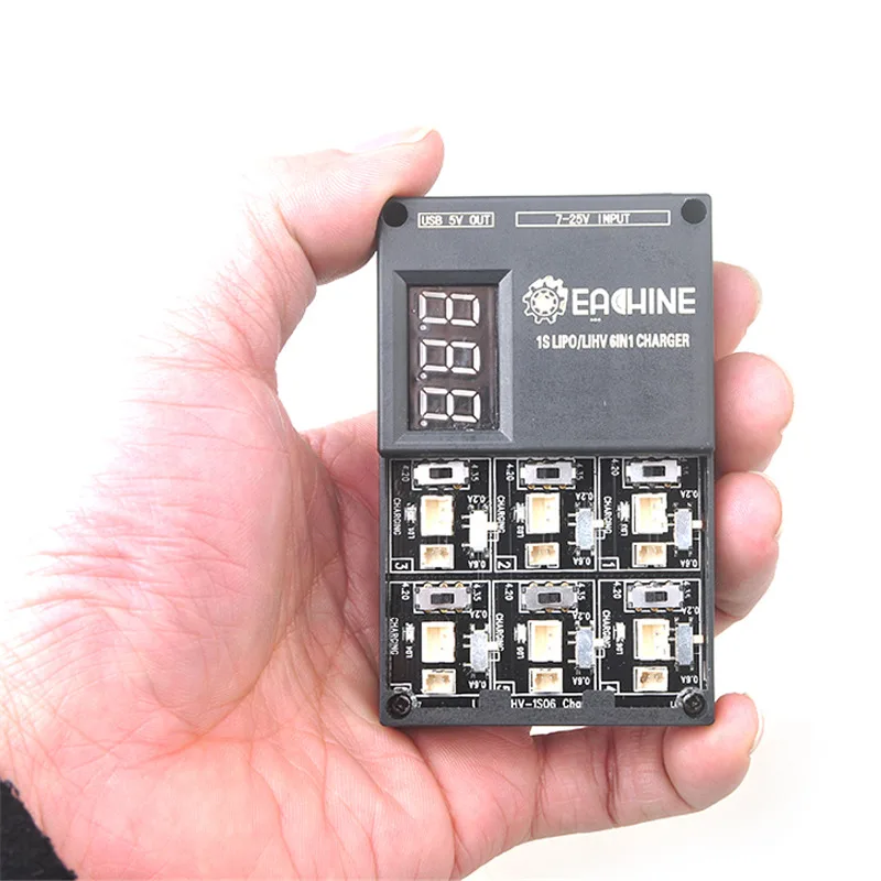 New Hot 6 In 1 3.8V 1S Lipo LiHv Battery Charger Board For Eachine QX65 RC Quadcopter FPV Racing Drone Parts Accessories
New Hot 6 In 1 3.8V 1S Lipo LiHv Battery Charger Board For Eachine QX65 RC Quadcopter FPV Racing Drone Parts Accessories