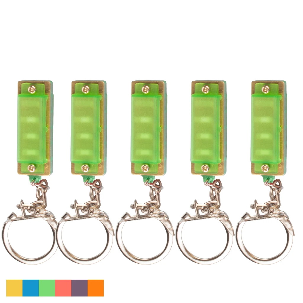 5 Pieces 4 Hole 8 Tone Mini Harmonica Keychain Key Rings Toy Gift Green For Music Musical Instrument Kids Children Gifts Lover
5 Pieces 4 Hole 8 Tone Mini Harmonica Keychain Key Rings Toy Gift Green For Music Musical Instrument Kids Children Gifts Lover