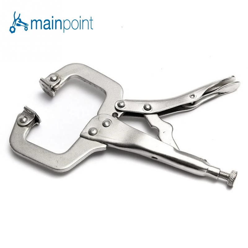 Mainpoint 7" Locking Pliers Alloy Steel Welding Locking C Clamp Pliers Round Wood Tenon Locator Woodworking Clips Hand Tool
Mainpoint 7" Locking Pliers Alloy Steel Welding Locking C Clamp Pliers Round Wood Tenon Locator Woodworking Clips Hand Tool