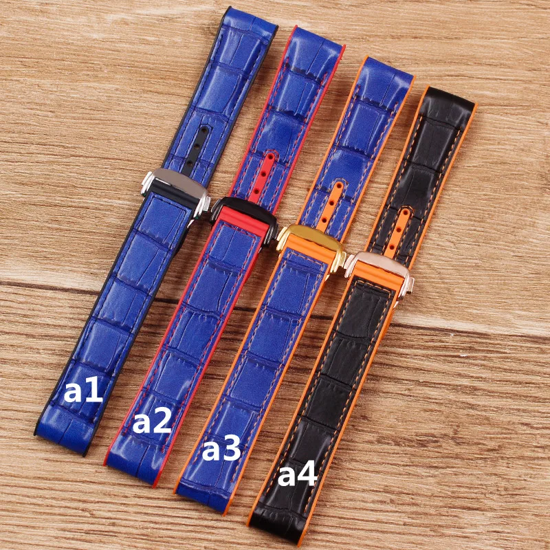 Watch Accessories Leather Waterproof Silicone Bottom Watch Band Suitable for Omega Ocean Universe 9900 Hippocampus 8900 20 22mm
Watch Accessories Leather Waterproof Silicone Bottom Watch Band Suitable for Omega Ocean Universe 9900 Hippocampus 8900 20 22mm