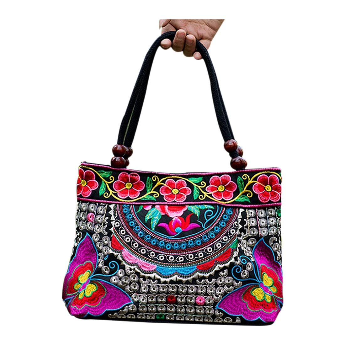 Chinese Style Women Handbag Embroidery Ethnic Summer Fashion Handmade Flowers Ladies Tote Shoulder Bags Cross-body
Chinese Style Women Handbag Embroidery Ethnic Summer Fashion Handmade Flowers Ladies Tote Shoulder Bags Cross-body