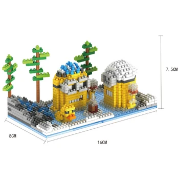 GEM 670pcs Minion Having Hot Spring DIY Magic Blocks Diamond Building Block Toys Gift Child Birthday
GEM 670pcs Minion Having Hot Spring DIY Magic Blocks Diamond Building Block Toys Gift Child Birthday