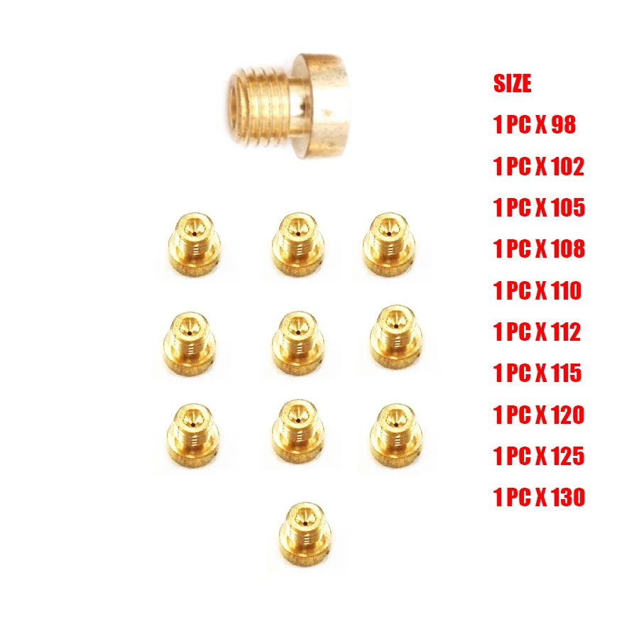 10 x M6 Thread 6mm Main Jet Kit for DellOrto Carb 98 102 105 108 110 112 115 120 125 130 Injector Nozzle
10 x M6 Thread 6mm Main Jet Kit for DellOrto Carb 98 102 105 108 110 112 115 120 125 130 Injector Nozzle