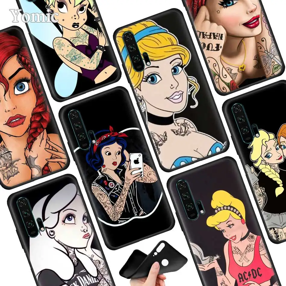 Tattoo girl princess Silicone Phone Case for Huawei Honor 20 Pro 20 10 Lite 8X 8C 8A 8S V20 20i Play Enjoy 9S 9E Cover
Tattoo girl princess Silicone Phone Case for Huawei Honor 20 Pro 20 10 Lite 8X 8C 8A 8S V20 20i Play Enjoy 9S 9E Cover