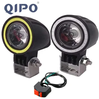 QIPO 2PCS Motorcycle Mini LED Spotlight Built-in Angel Eye Daily Light Motorcycle LED Fog Lamp 15W Flash Lamp Spotlight 3000LM
QIPO 2PCS Motorcycle Mini LED Spotlight Built-in Angel Eye Daily Light Motorcycle LED Fog Lamp 15W Flash Lamp Spotlight 3000LM