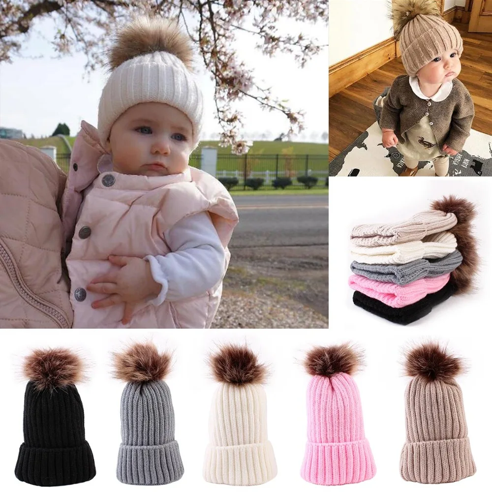 Puseky Infant Toddler Newborn New Cute Baby Kids Boys Girls Unisex Knitted Crochet Fur Pom Beanie Winter Warm Hat Cap
Puseky Infant Toddler Newborn New Cute Baby Kids Boys Girls Unisex Knitted Crochet Fur Pom Beanie Winter Warm Hat Cap