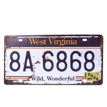 30x16cm Vintage Metal Tin Signs Route 66 Car Number License Plate Plaque Poster Bar Club Wall Garage Home Decoration
30x16cm Vintage Metal Tin Signs Route 66 Car Number License Plate Plaque Poster Bar Club Wall Garage Home Decoration