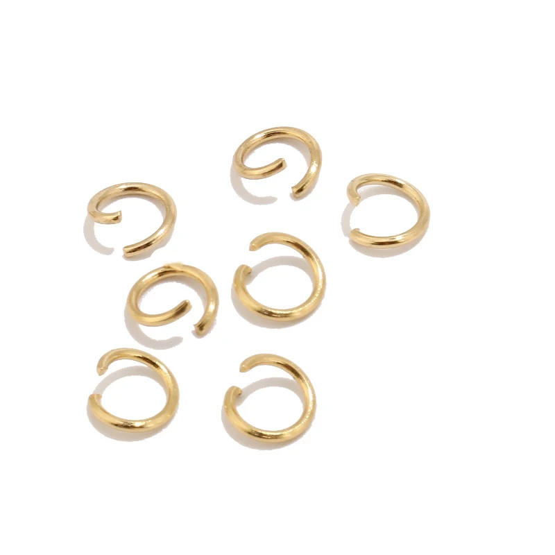 

Stainless Steel Gold Open Ring 3.5mm 4mm 5mm 6mm 7mm 8mm 9mm Jump Rings DIY Making Jewelry Connector Accessoires Ring Findings
