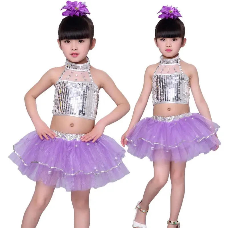 New girl's modern dance costumes kindergarten performance stage dance costumes children's sequins Jazz Costume
New girl's modern dance costumes kindergarten performance stage dance costumes children's sequins Jazz Costume