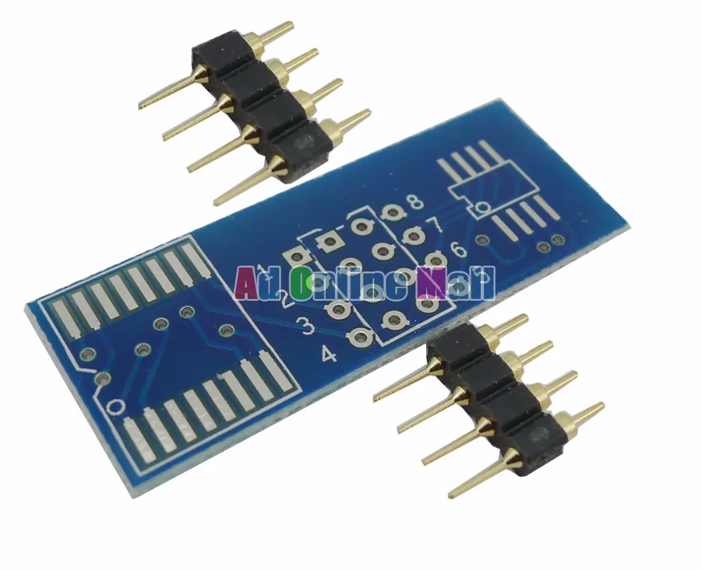 Aihasd 5PCS/LOT SOP8 SOP16 Turn DIP8 Adapter Plate Suitable for 24 25 26 93 Series
Aihasd 5PCS/LOT SOP8 SOP16 Turn DIP8 Adapter Plate Suitable for 24 25 26 93 Series