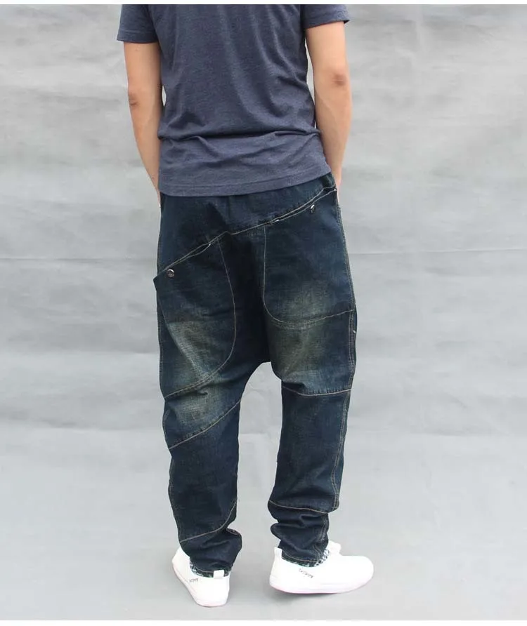 pantalon jambe large homme