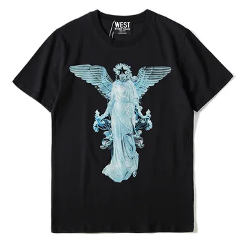 New Novelty 19ss Men Star Angel Wing T Shirts T-Shirt Hip Hop Skateboard Street Cotton T-Shirts Tee Top kenye #F74
New Novelty 19ss Men Star Angel Wing T Shirts T-Shirt Hip Hop Skateboard Street Cotton T-Shirts Tee Top kenye #F74