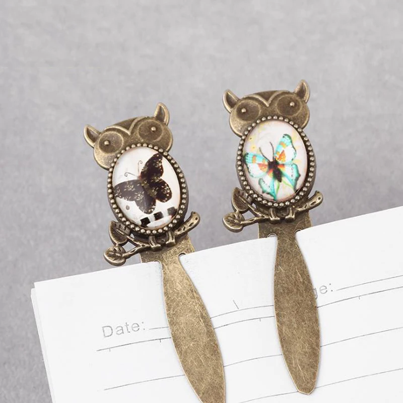 1 Pcs Vintage Mini Glass Cabochon Owl Butterfly Metal Bookmarks Book Marker Clip Page Holder Stationery Office School Supplies
1 Pcs Vintage Mini Glass Cabochon Owl Butterfly Metal Bookmarks Book Marker Clip Page Holder Stationery Office School Supplies