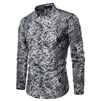 Snake pattern Unique design Hawaiian Shirt Men's Clothing Stage Mens Shirts Blouse Men Casual 2019 New
Snake pattern Unique design Hawaiian Shirt Men's Clothing Stage Mens Shirts Blouse Men Casual 2019 New