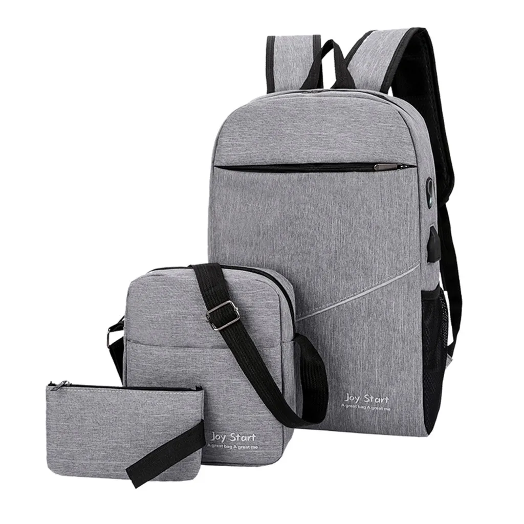 Oxford Travel Shoulder Bag Men's Backpack Female Mochila 3pcs Women's Backpack Set Laptop Schoolbag For Teenage Girls
Oxford Travel Shoulder Bag Men's Backpack Female Mochila 3pcs Women's Backpack Set Laptop Schoolbag For Teenage Girls