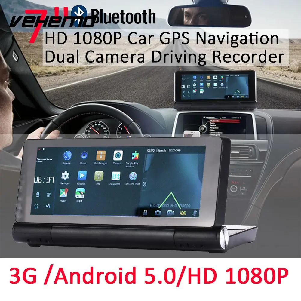 7" HD 1080P 3G GPS Navigator Car DVR Record HD Video Touch Screen FM Radio Global Map
7" HD 1080P 3G GPS Navigator Car DVR Record HD Video Touch Screen FM Radio Global Map