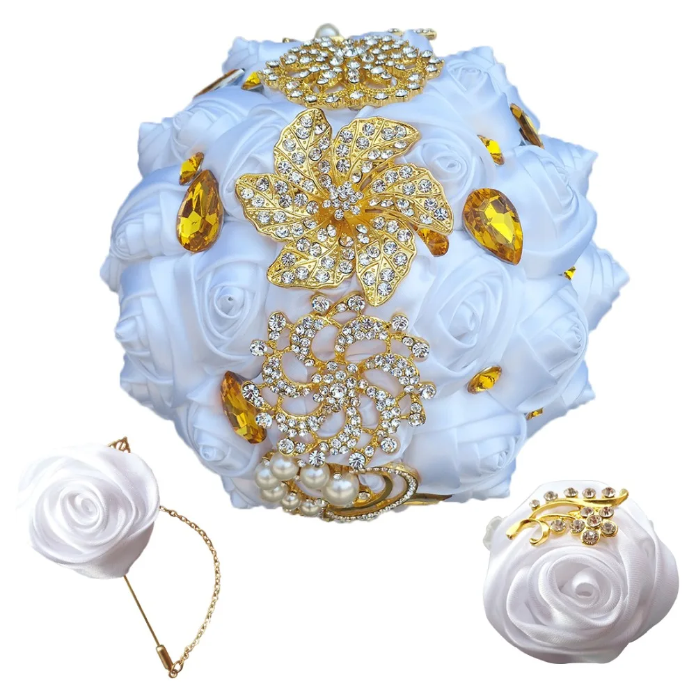 White Rose Bridesmaid Wedding Foam Flowers Rose Bridal Bouquet Ribbon Fake Wedding Bouquet Customized Bridal Bouquets Set T0273
White Rose Bridesmaid Wedding Foam Flowers Rose Bridal Bouquet Ribbon Fake Wedding Bouquet Customized Bridal Bouquets Set T0273