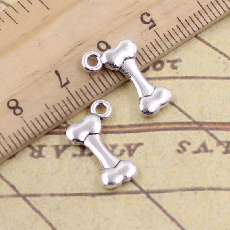 15pcs/lot Charms dog bone 16x10mm Antique Silver Pendants Making DIY Handmade Tibetan Silver Finding Jewelry for Bracelet
15pcs/lot Charms dog bone 16x10mm Antique Silver Pendants Making DIY Handmade Tibetan Silver Finding Jewelry for Bracelet